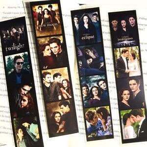 TWILIGHT Set of Four Color Photo Strip Bookmarks
